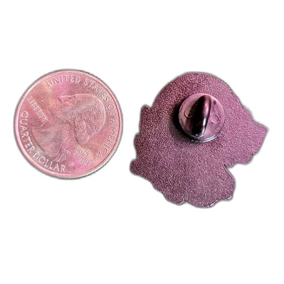 Halloween Pink Mushroom ghost Enamel pin‎ - Picture 2 of 2